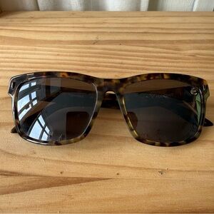 SPY HAIGHT Tortoise Shell Frame Polarized Sunglasses with Dark Lenses